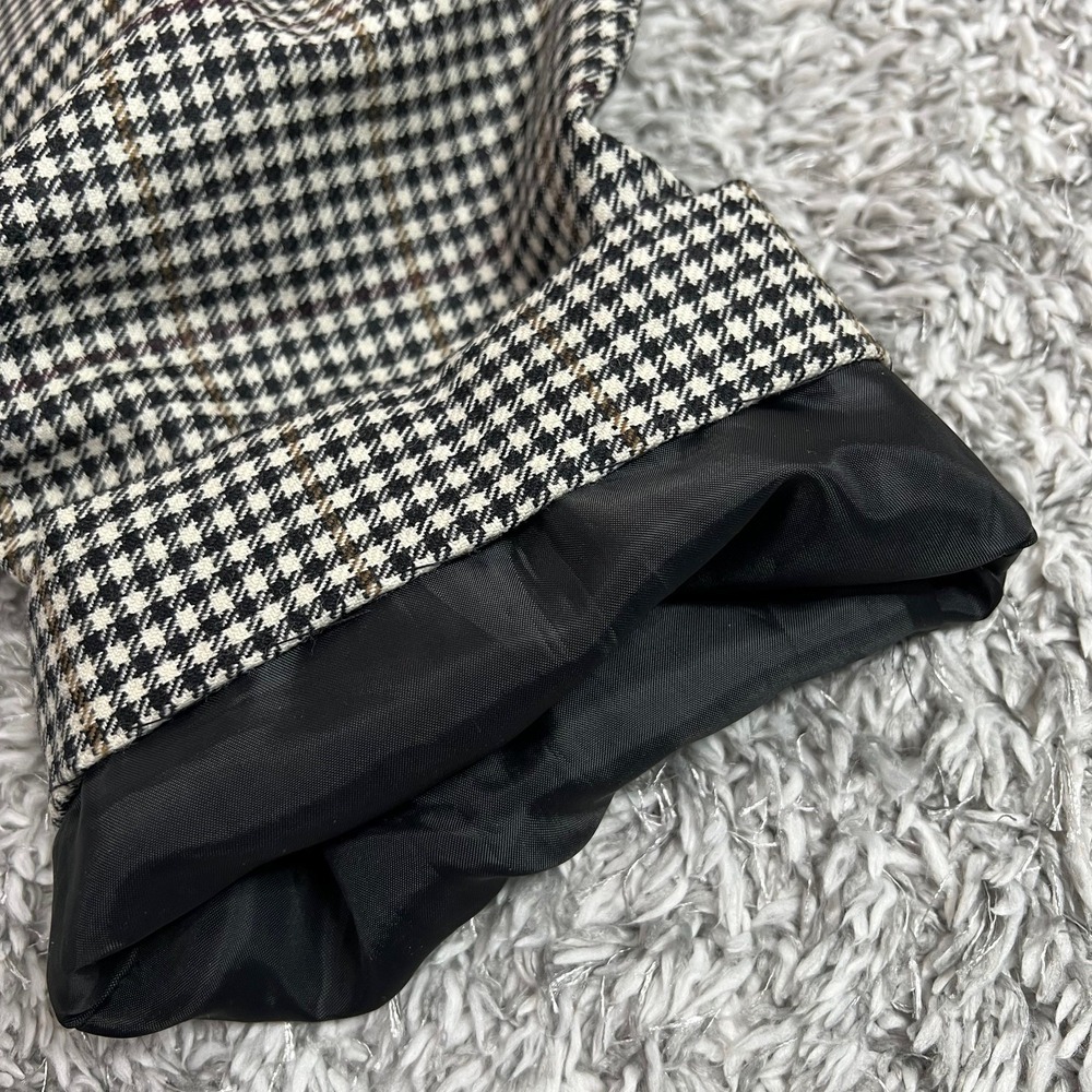 Vintage Talbots Pants Womens 16 Houndstooth Lined Wool Pleated - Picture 10 of 10